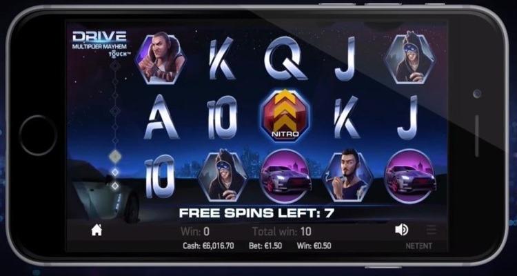 Drive Multiplier Mayhem slot Free Spins