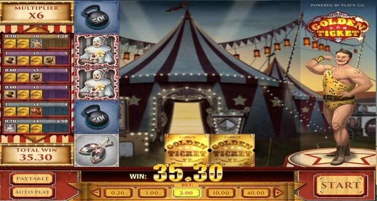 Golden Ticket gokkast Multiplier