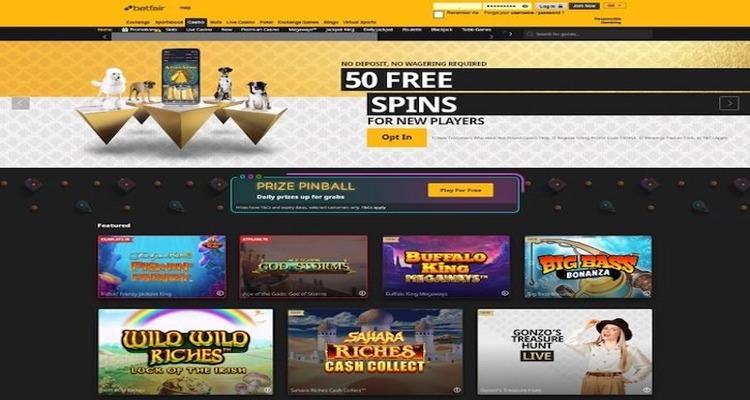Betfair Casino Free Spins