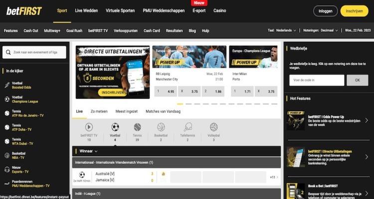 Betfirst Casino sportsbook