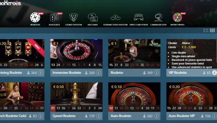 Casino Heroes | Beste Online Casino Recensie | live casino spelen