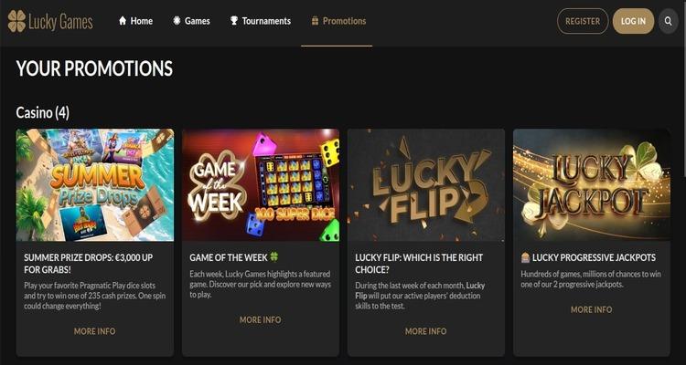 Lucky Games promoties