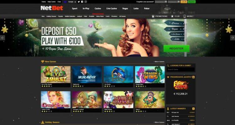 NetBet Casino welkomstbonus