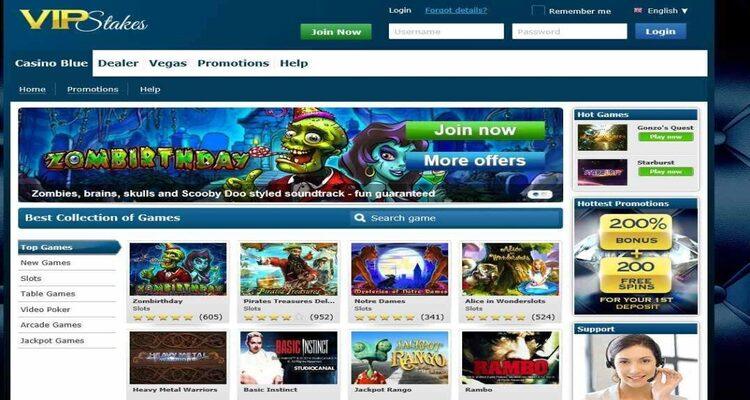 VIP Stakes Casino review