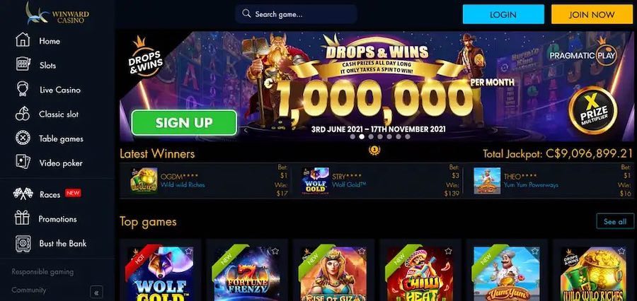 WinWard Casino | Beste Online casino reviews | casino bonus
