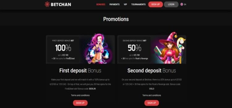 Betchan | Beste Online Casino Review | casino bonus