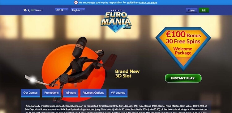 EuroMania | Beste Online Casino Reviews | speel casino online