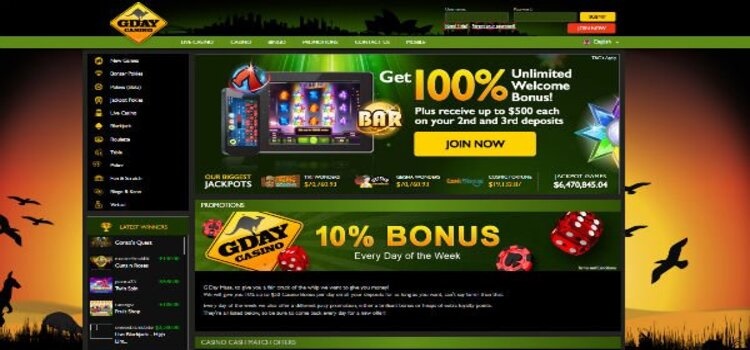 Gday | Beste Online Casino Reviews | mobiel casino