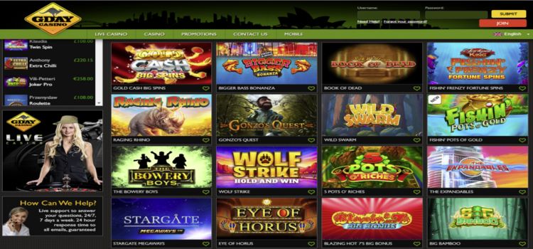 Gday | Beste Online Casino Reviews | speel online casino