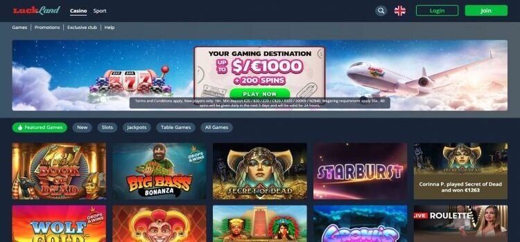 LuckLand | Betrouwbare Online Casino Review | gokkasten