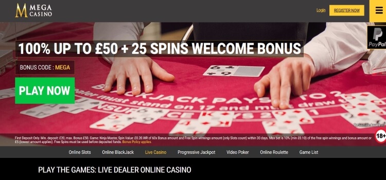 MEGA CASINO | Beste Online Casino Reviews | registreren
