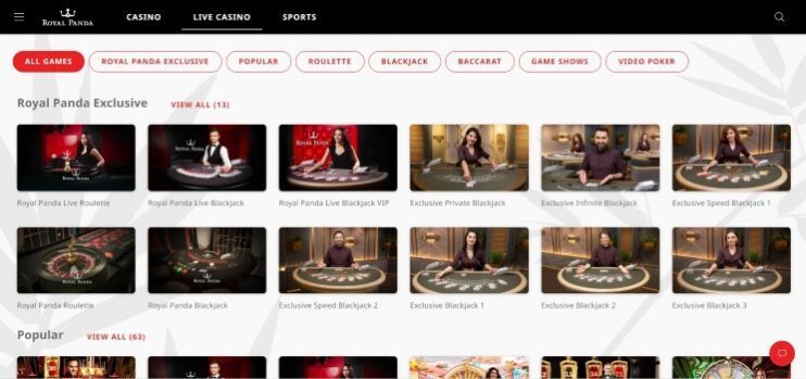 ROYAL PANDA | Beste Online Casino Reviews | live casino