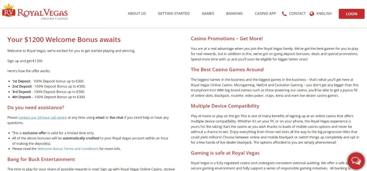 ROYAL VEGAS | Beste Online Casino Reviews | online gokkasten
