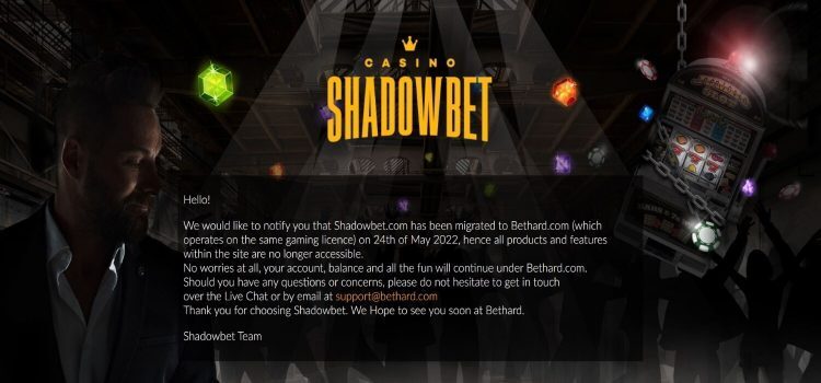 Shadowbet Casino gesloten