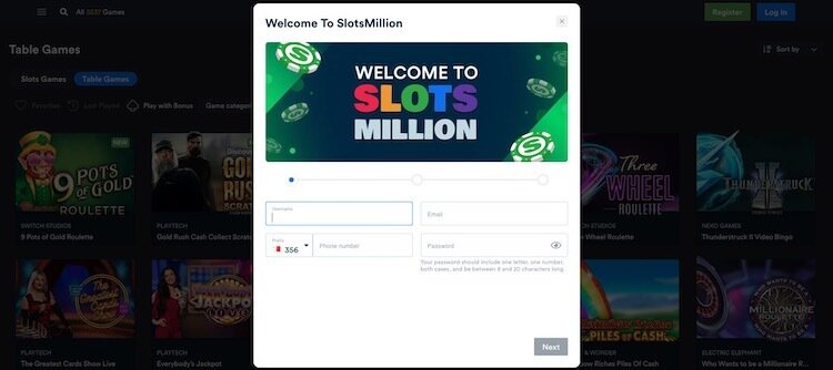 SlotsMillion | Beste Online Casino Reviews | registreer