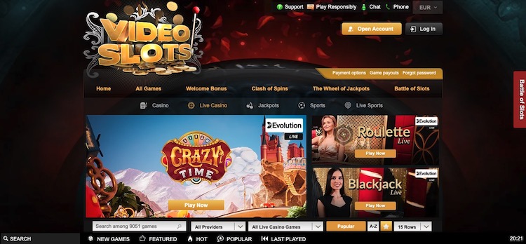 Videoslots Casino | Beste Online Casino Reviews | casino spel | casinovergelijker.net