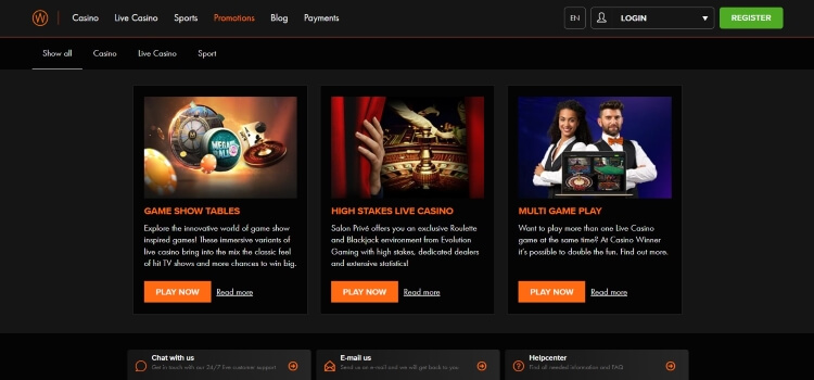 WINNER | Beste Online Casino Reviews | speel casino online