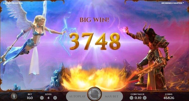 Archangels Salvation slot Big Win
