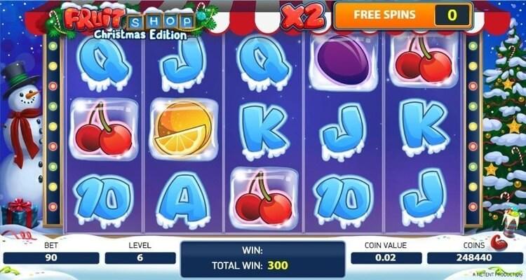 Fruit Shop Christmas Edition gokkast free spins