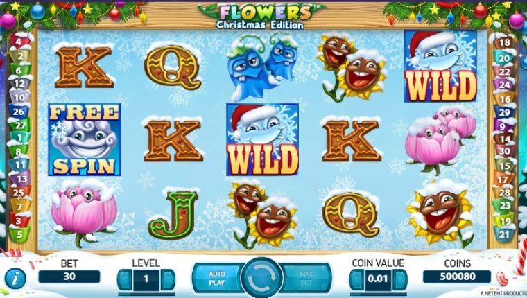 NetEnt-Flowers-Christmas-Edition-1 | Beste Online Casino Reviews en Speltips | casinovergelijker.net
