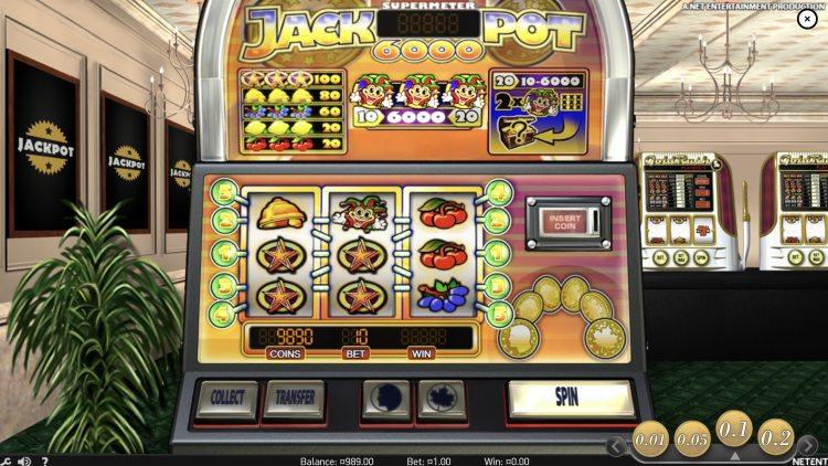 jackpot 6000 online slot