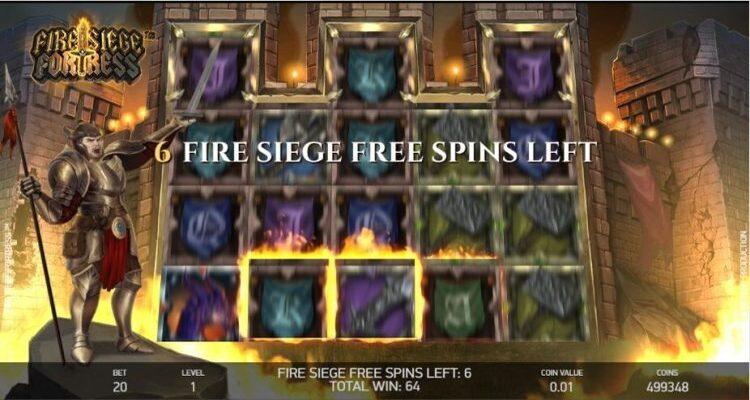 Fire Siege Fortress slot Free Spins