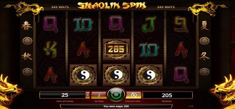 Shaolin Spin Online Gokkast winst