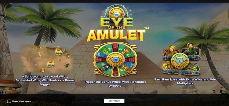 Eye Of The Amulet | Beste Online Gokkast Review | speel gokkasten/slots online