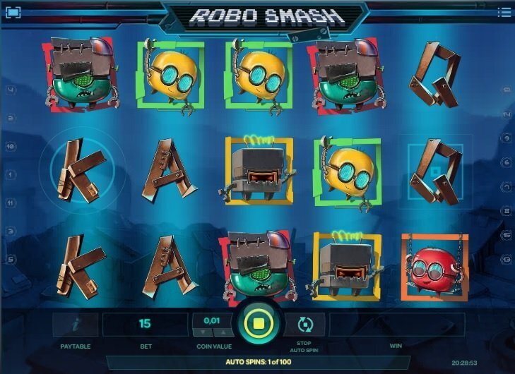 Robo Smash Online Gokkast auto spins