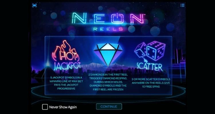 Neon reels slot