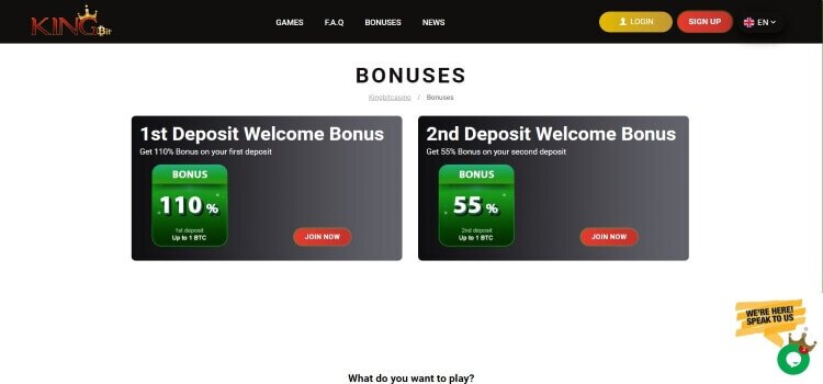 King Bit | Beste Online Casino Reviews | online gokkasten
