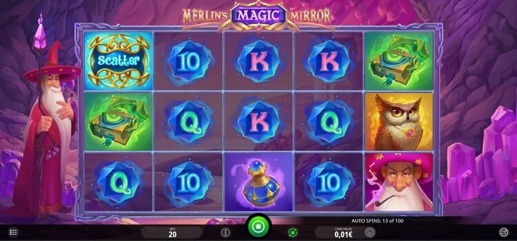 Merlin's Magic Mirror Online Gokkast 1