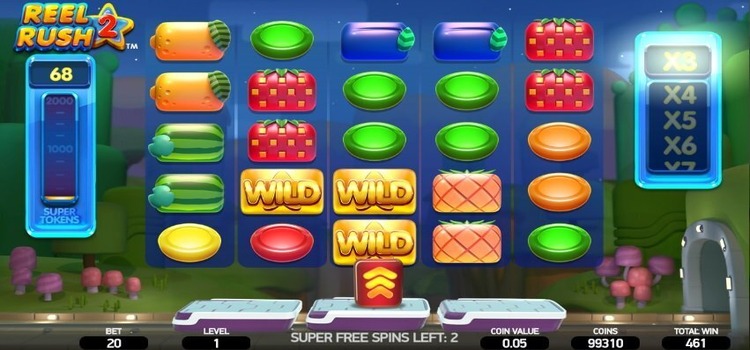 Reel Rush 2 Gokkast Review NetEnt super free spins feature