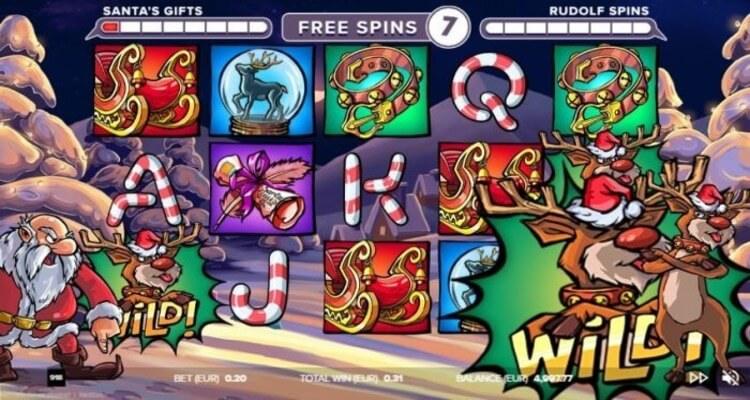 Santa vs Rudolf gokkast free spins