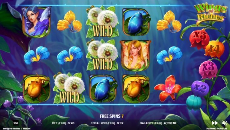 Wings of Riches online gokkast