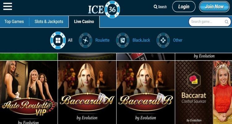 Ice 36 Live Casino