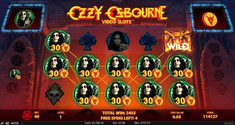 Ozzy Osbourne slot Free Spins