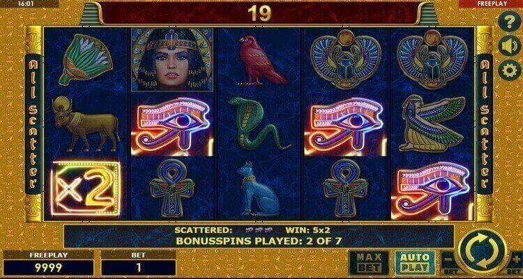 Enchanted Cleopatra Online Gokkast Bonusspins