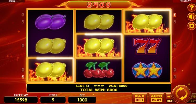 Hot Fruits Deluxe Online Gokkast winst