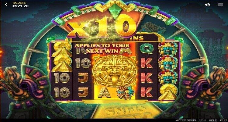 Aztec Spins slot bonusspel