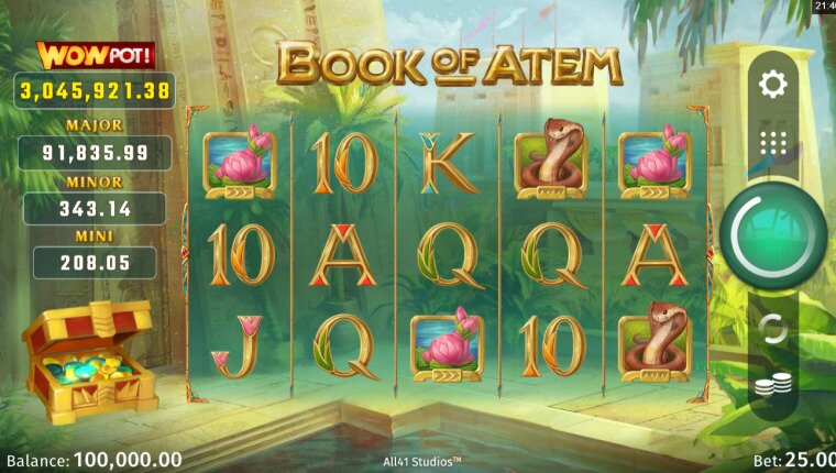 Book-of-Atem-WOWpot-4 | Beste Online Casino Reviews en Speltips | casinovergelijker.net