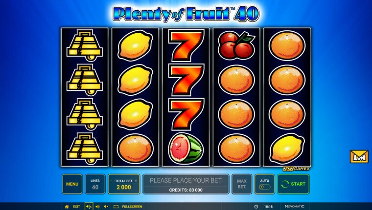 Plenty of Fruit 40 | Beste Online Casino Reviews en Speltips | online slots