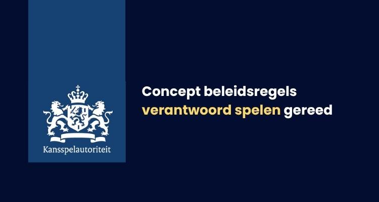 Concept beleidsregels verantwoord spelen