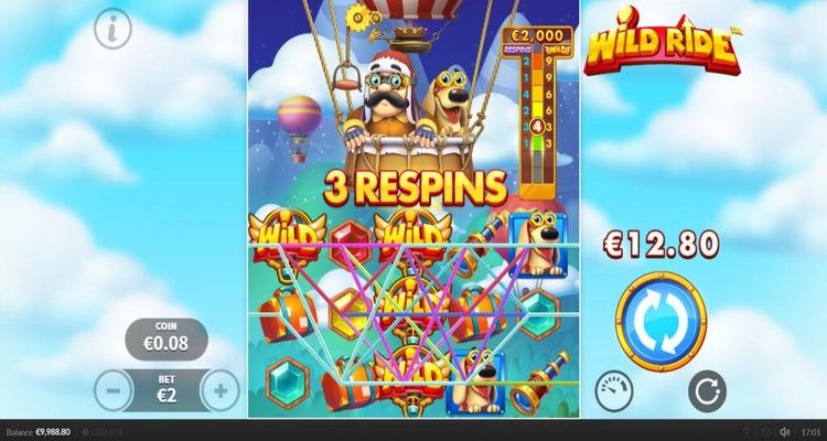 Wild Ride slot Respins