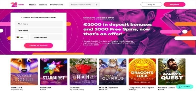 21.com casino | Beste Online Casino Reviews | mobiel casino spelen
