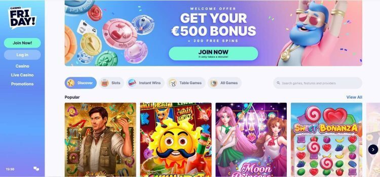 Casino Friday online gokkasten
