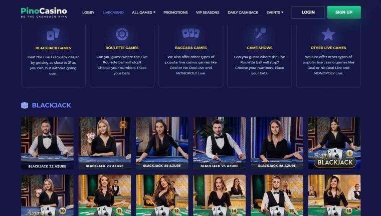 Pino Casino | Online Casino Review | live blackjack | casinovergelijker.net