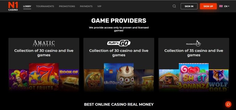 N1 CASINO | Beste Online Casino Reviews | speel casino live