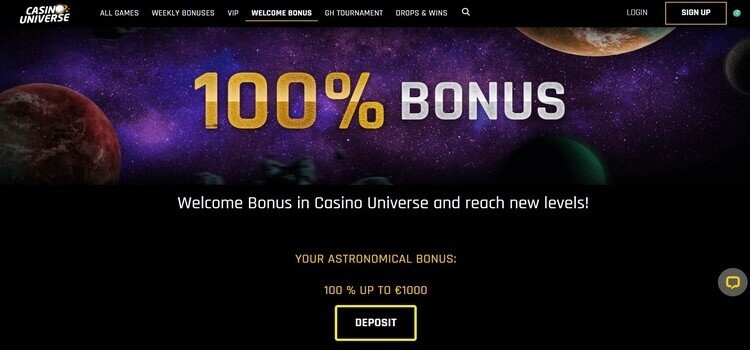 Casino Universe | Beste Online Casino Review | speel online casino