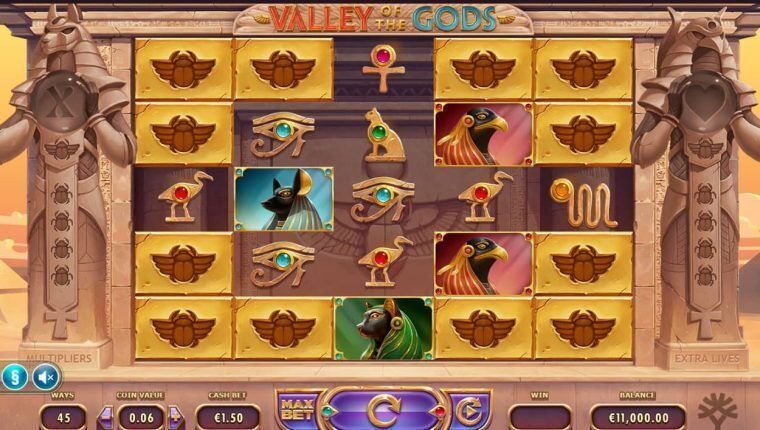 Valley of the Gods | Online casino gokkasten Recensie | gratis spins verdienen